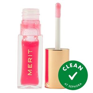 MERIT Shade Slick Hydrating Tinted Lip 
Color Les Deux NWT